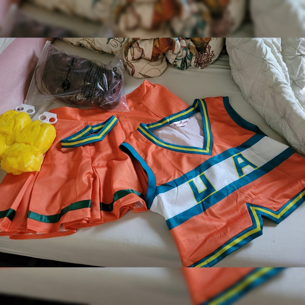 Complete My Hero Academia UA cheer  Ochaco Uravity cosplay